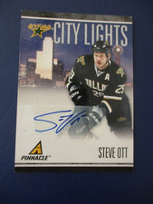 2010-11 Panini Pinnacle City Lights Signatures 064/100 Steve Ott  Auto Dallas