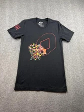 Wylde Court Basketball Graphic Tee Black Size Small