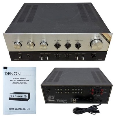 DENON PMA-830 Solid State Stereo Integrated Amplifier AC100V 50Hz/60Hz Japan