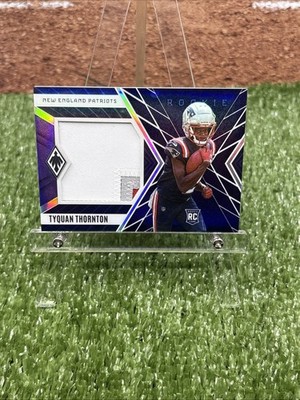 2022 Panini Phoenix Tyquan Thornton /75 Rookie Jumbo Memorabilia Purple