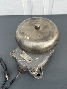 Vintage US Navy Vib Bell-Tone B4-115 AC Alarm Bell Navy Yard Portsmouth NH Works