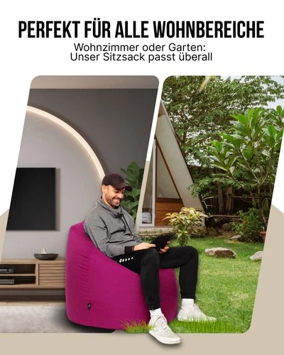PatchHome Sitzsack XL- Jumbo Sitzkissen Bodenkissen Kinder und Erwachsene - Bild 185 von 203