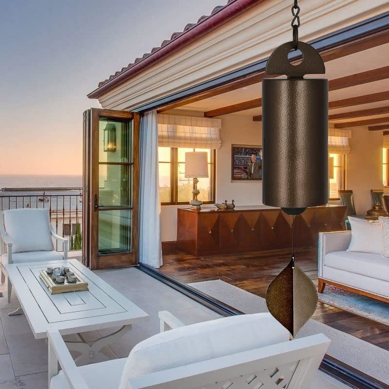 Large Deep Resonance Serenity Bell Heroic Windchime Home Outdoor Yard Decoration