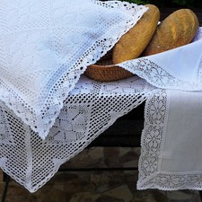 999 Häkel Tischdeckenserie   Weiß, Baumwoll...