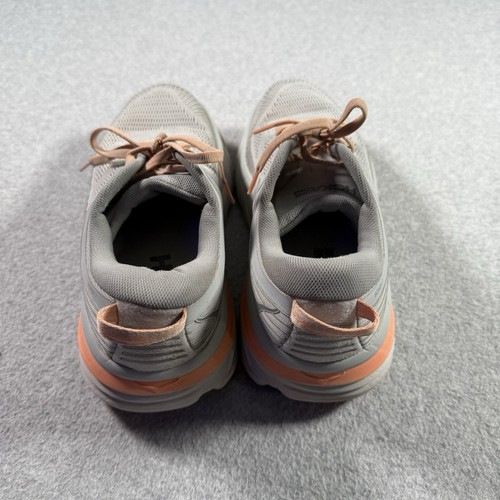 Hoka One One Bondi 7 Womens Size 9.5D Wide Running Shoes Harbor Mist Sharkskin - Picture 5 of 11