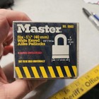 master lock padlock 6 pack No3 Keyed Alike NEW IN BOX. — photo 2