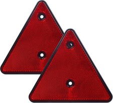 2-Pack Safety Reflector Warning Sign, Slow Moving Vehicle Triangle Safe