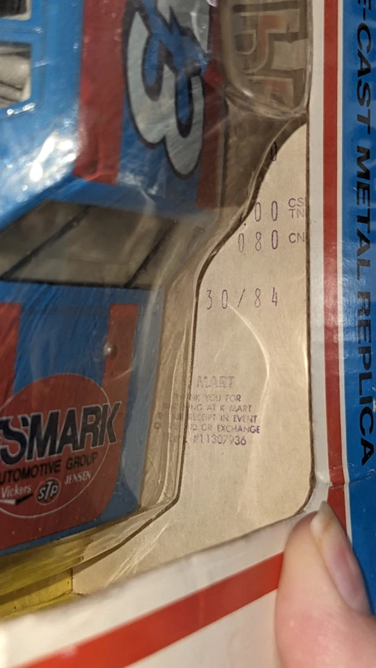 RARE Ertl #1679 Richard Petty #43 NASCAR Stock Car + ORIGINAL RECEIPT - DieCast - Image 2 of 4