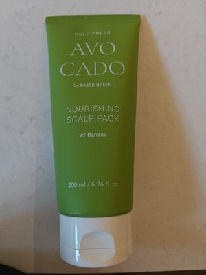 RATED GREEN Cold Press Avocado Nourishing Scalp Pack 200ml 6.76oz With Banana