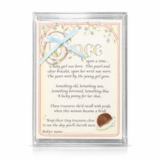 Baby Keepsake Gift Child to Cherish Baby to Bride Sterling Silver Baby Bracelet