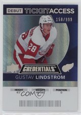 2021-22 Credentials 2020-21 Debut Ticket Access 158/999 Gustav Lindstrom #59 6o3