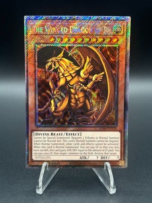   The Winged Dragon of Ra   RA04-EN118 PLATINUM SECRET RARE Yugioh TCG NM