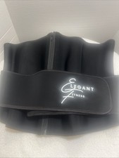 Elegant Fitness Womens Black Bandage Wrap Adjustable Waist Trainer Size 5XL