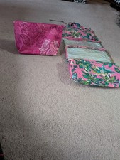 2 Vera Bradley Toiletry Bag Set