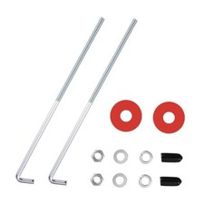 10" Car Battery Hold Down Bolt Kit,Stainless Steel J Bolts Battery Hold Down
