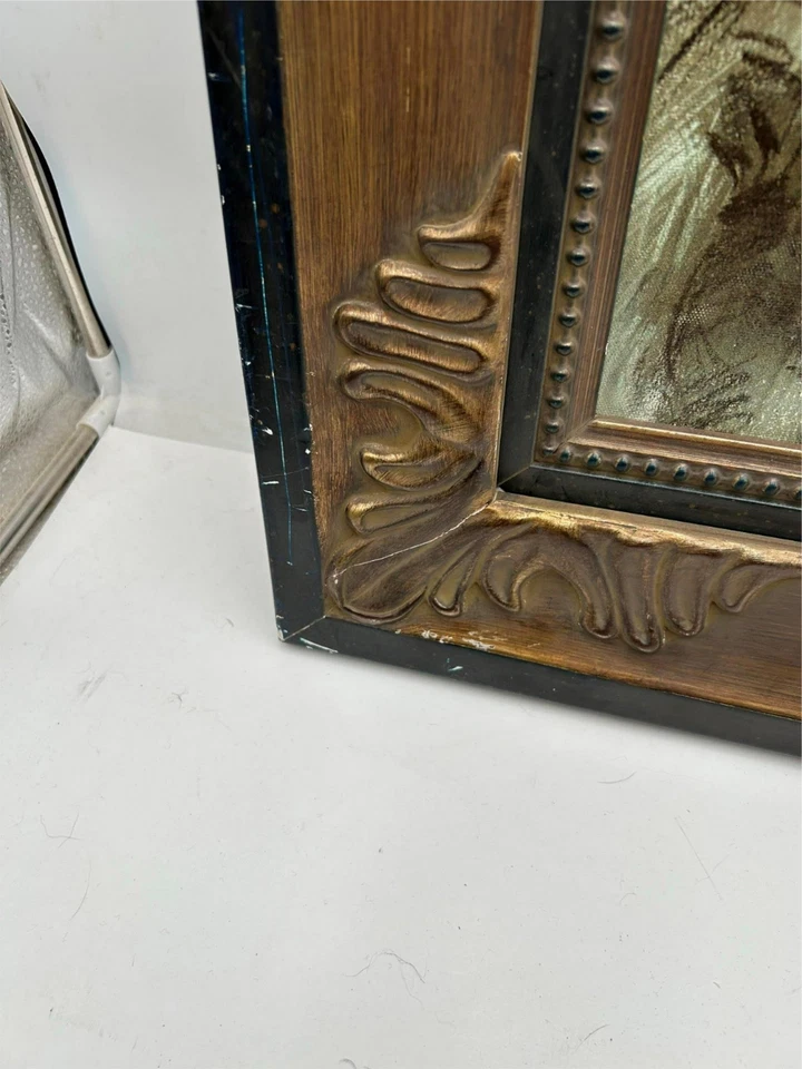 WIZARD OF OZ--LONA EMOLDURADA--ASSINADA HAIYAN--16 X 20--QUADRO PESADO **LEIA** - Imagem 4 de 4