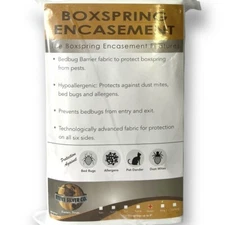 Steve Silver Queen Boxspring Cover Encasement Bed Bug Dust Mite Protection 9”