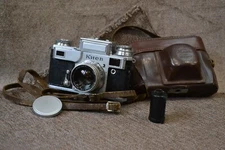SERVICED Rangefinder Film Camera Kiev 3 Jupiter-8 2/50 KMZ Contax III copy 1952