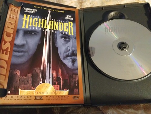 Highlander (DVD, 1997, 10th Anniversary Directors Cut) Widescreen - Sean Connery - 第 3/3 張圖片