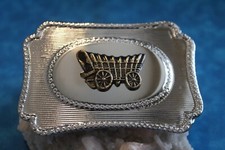 Covered Wagon Belt Buckle