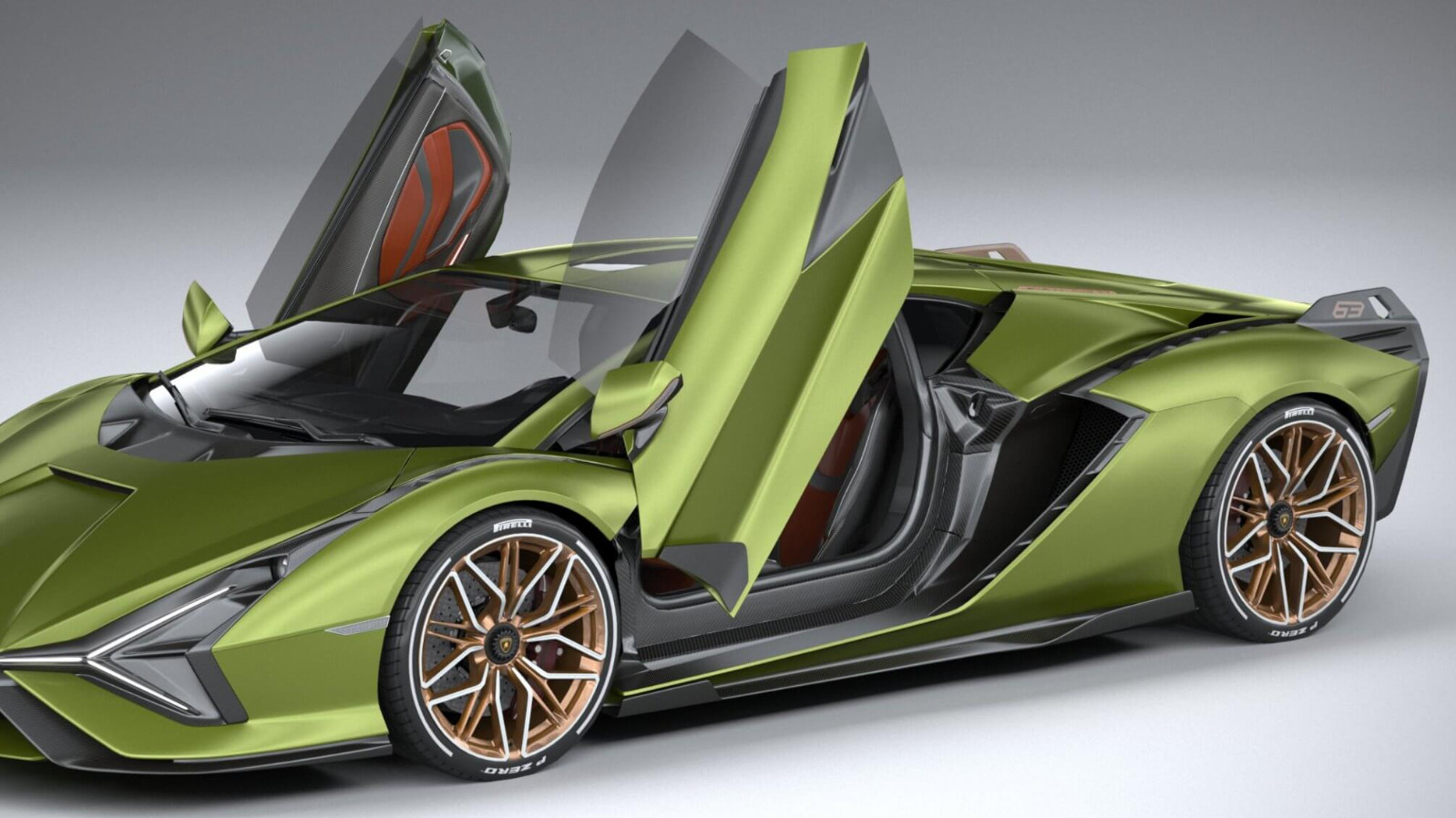 Lamborghini Race Car Hypercar w/Orig.Wheels Rims Custom Built1:18SCALE MODEL