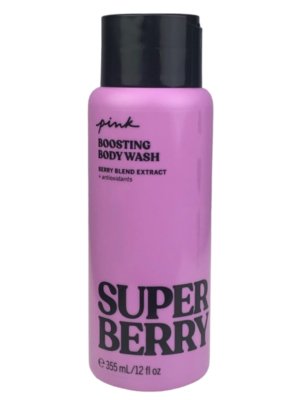 VICTORIA'S SECRET PINK SUPER BERRY BOOSTING BODY WASH W/ BERRY