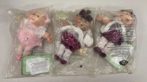 (3) Cabbage Patch Kids Dolls 1997 Original Packaging Lot READ