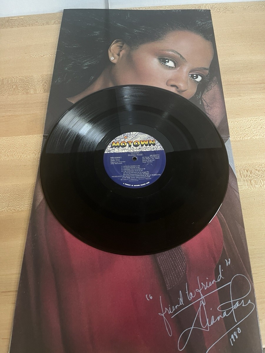 Diana And LP By Diana Ross This Is A Beautiful Album Record. M8