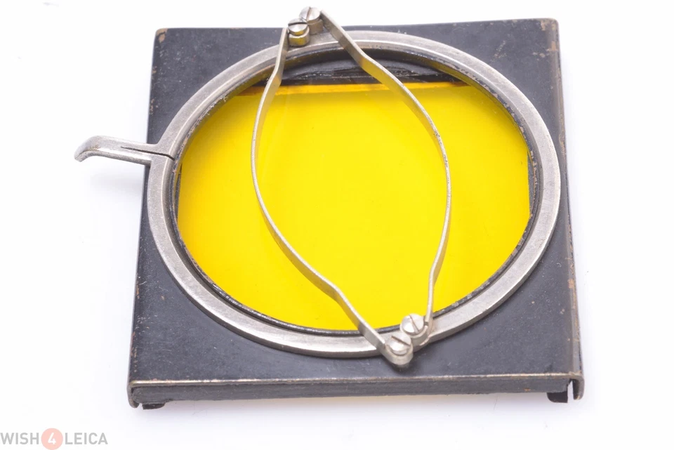 ✅AGFA FILTER LIFA LICHTFILTER 6X6CM 55MM DIAMETER LENS ORANGE NR.4 BECAME YELLOW - Image 3 of 3