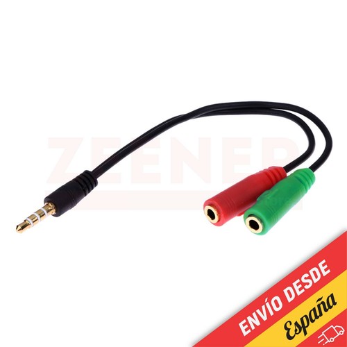 Cable adaptador de audio y para PS4 XBOX PC 3.5mm 4 polos |
