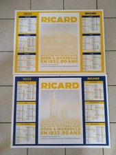 RICARD calendrier 2022 90 ans neuf born Marseille 