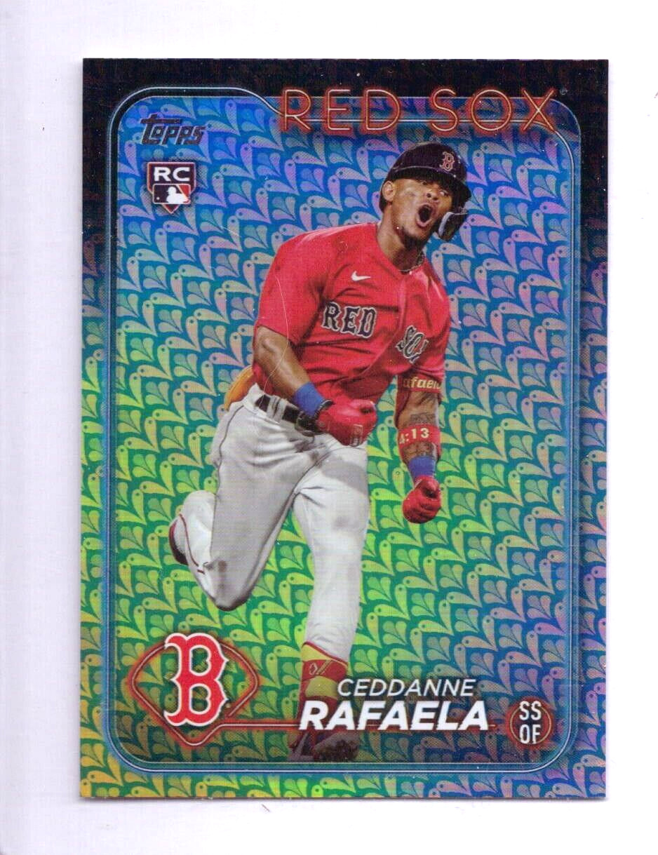 2024 Topps Series 1 - Holiday FOIL #313 Ceddanne Rafaela (RC)