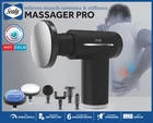 Sealy Rubberized Hot/Cold Percussive Massage Gun with 6 Massage Heads