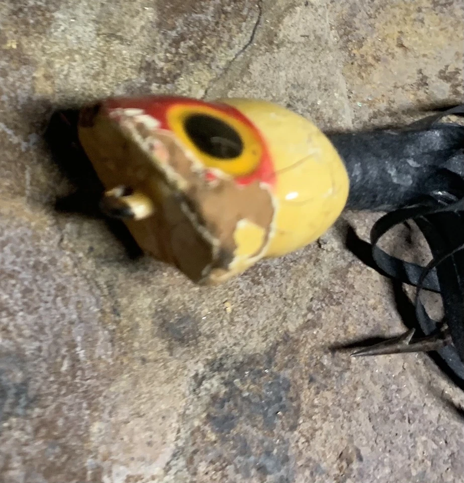 Fly Popper vintage. Negro con cabeza amarilla. Raro. Buen estado Foto 4 de 4