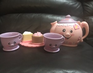 fisher price tea cup set