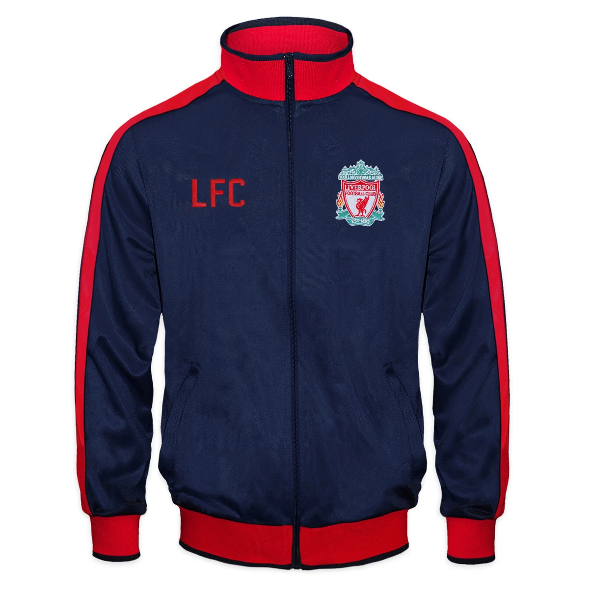 Liverpool Football Club Official Soccer Gift Boys Retro Track Top
