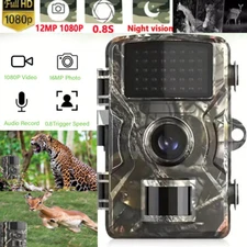 Outdoor Hunting Game Trail Camera 24MP Wildlife Night Vision Waterproof Cam