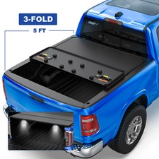 3-fold 5ft Hard Tonneau Cover For 2005-2026 Nissan Frontier Truck Bed Waterproof 3-fold 5ft Hard Tonneau Cover For 2005-2026 Nissan Frontier Truck Bed Waterproof