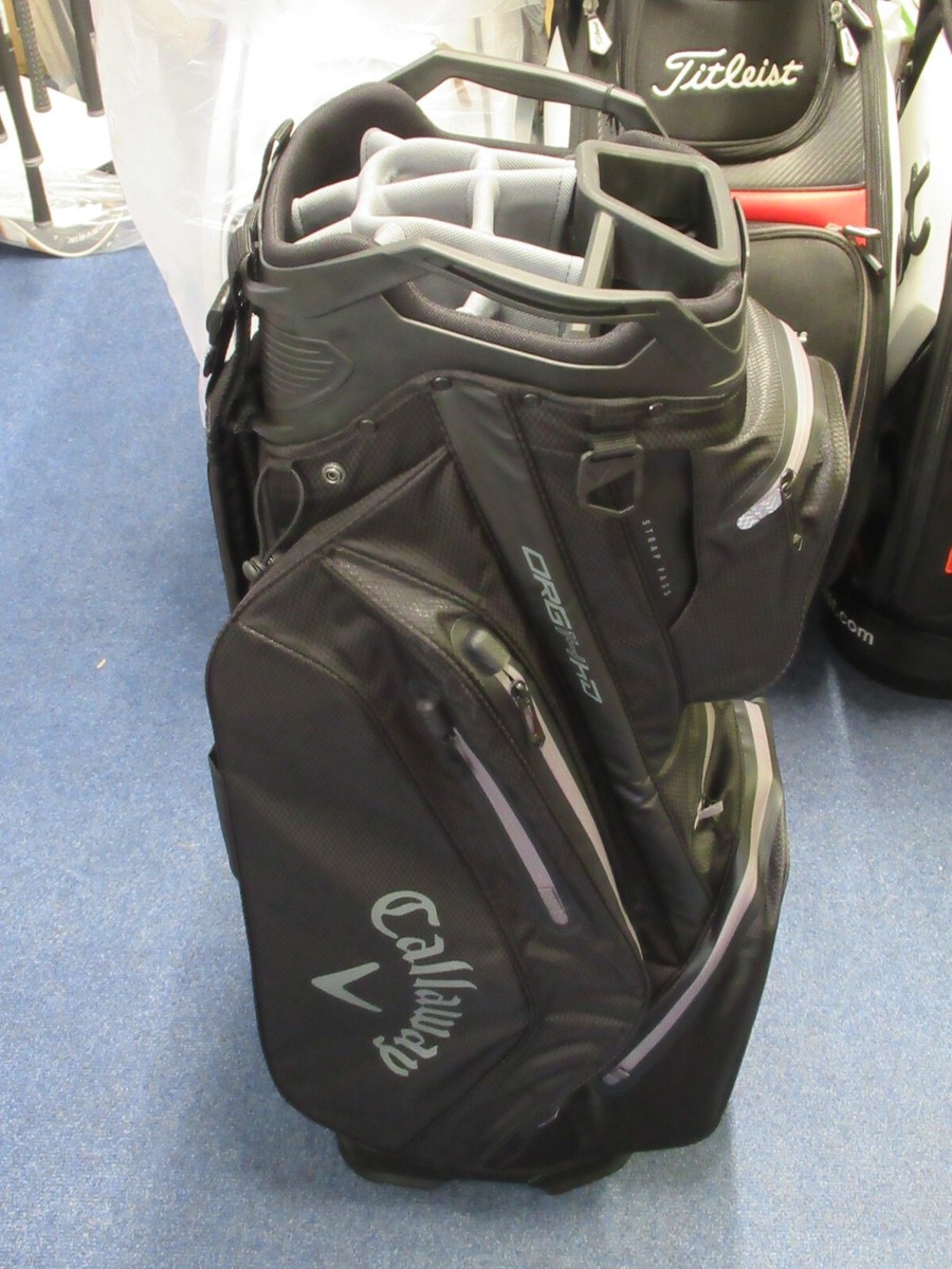 new callaway golf org 14 way hyper dry waterproof cart bag black