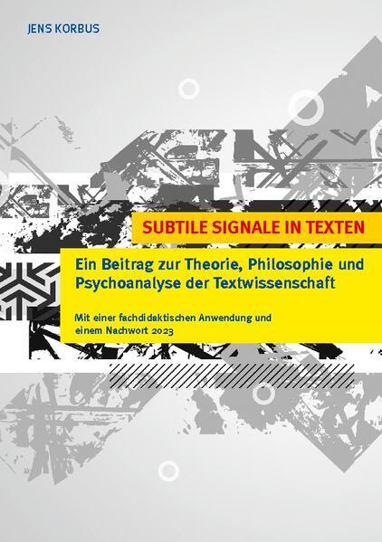 Thumbnail - Subtile Signale In Texten | Jens Korbus | 2023 | Deutsch