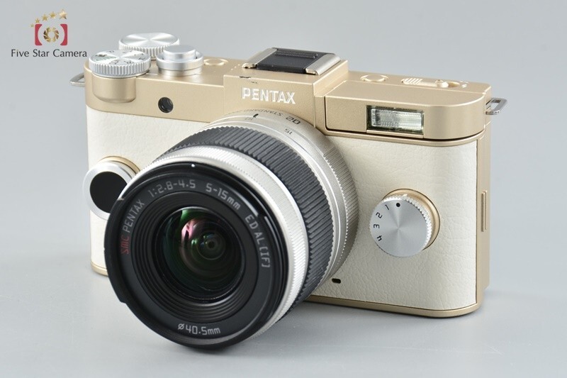PENTAX Q-S1 Champagne Gold x Cream 5-15 Lens 12.4MP