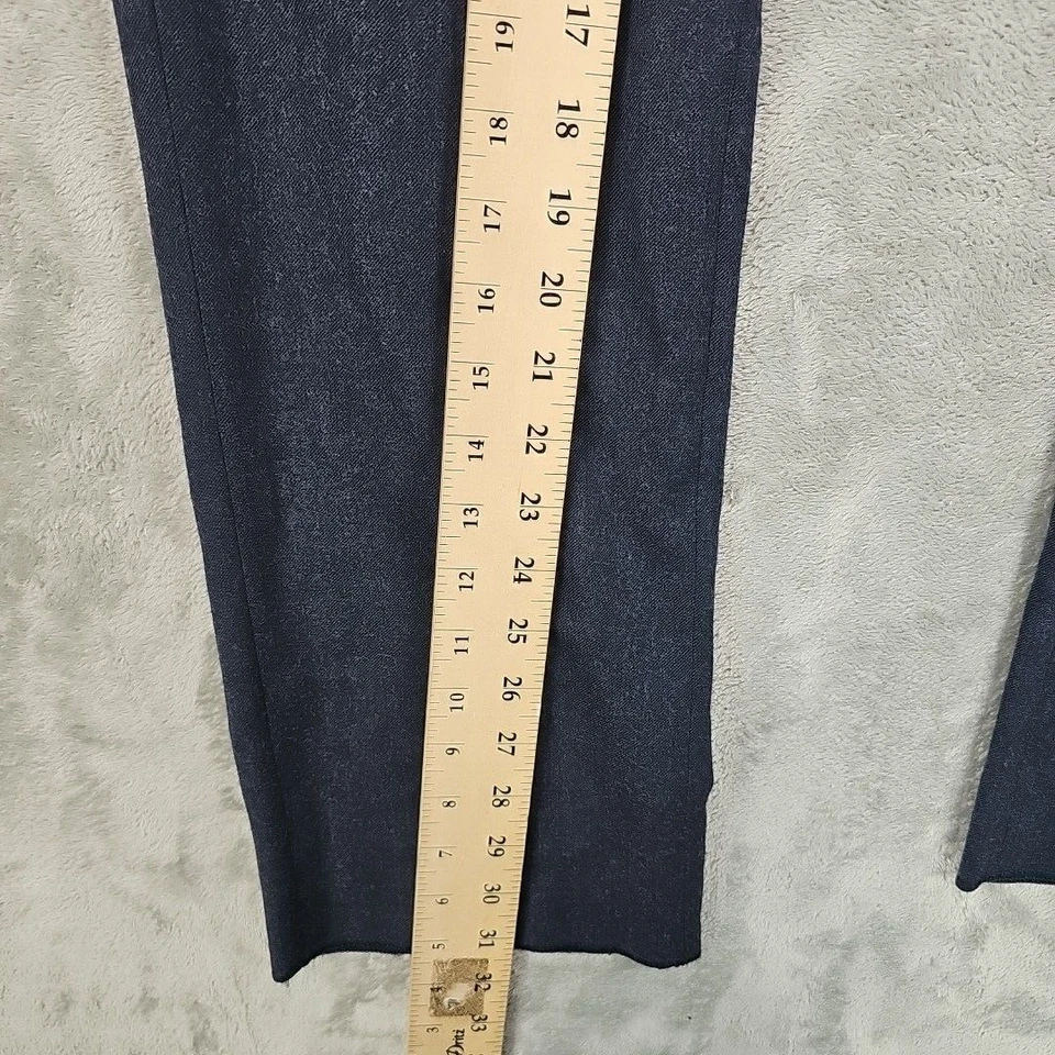 Pantalones de vestir Nordstrom para niños talla 18 azul mezcla de lana cómodo uniforme escolar formal Foto 4 de 4