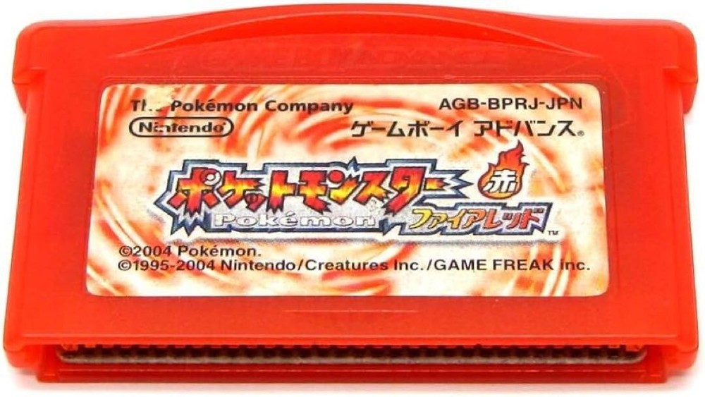 Nintendo Gameboy Advance Pokemon Fire Red Japan GBA