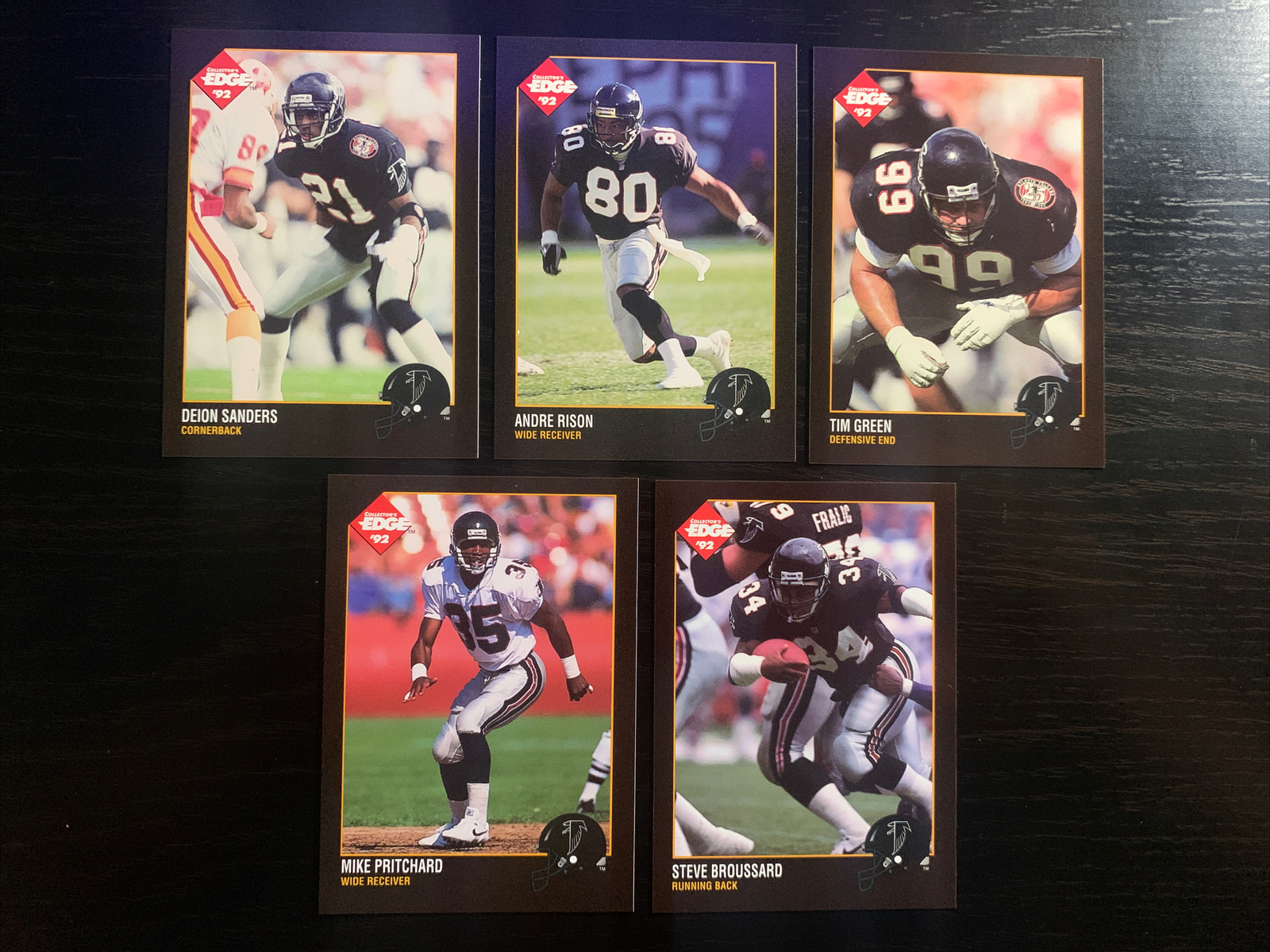 Read 1992 Collectors Edge Atlanta Falcons Team Set Deion Sanders Andre ...