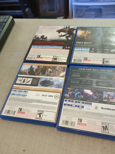 PlayStation 4 Video Game Lot Of 6 Destiny Evolve Mass Effect Mortal Kombat PS4 - Picture 5 of 9