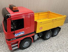Bruder Truck 4143 Red Yellow Dump Truck Merce...