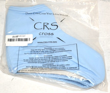 CRS Cross Boot Covers For Ice Or Roller Skates Lycra Cover Light Blue NEW