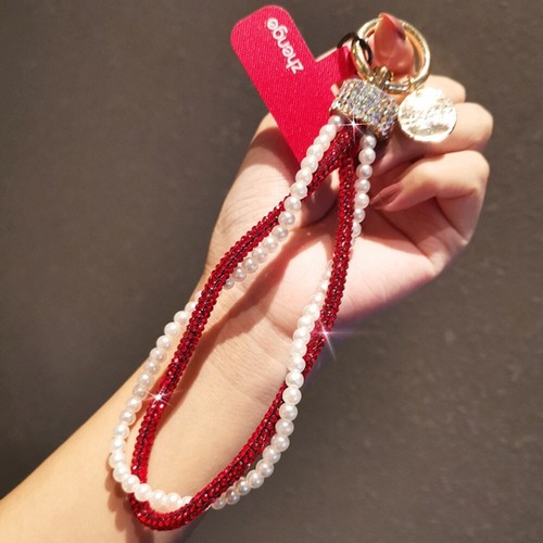 Glitter Phone Wrist Straps Keychain Anti-lost Wrist Rope Phone Accessories - Photo 19 sur 19