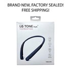 Lg Tone Np3 Wireless Headphones Retractable Earbuds 22 Hours Black New in Box