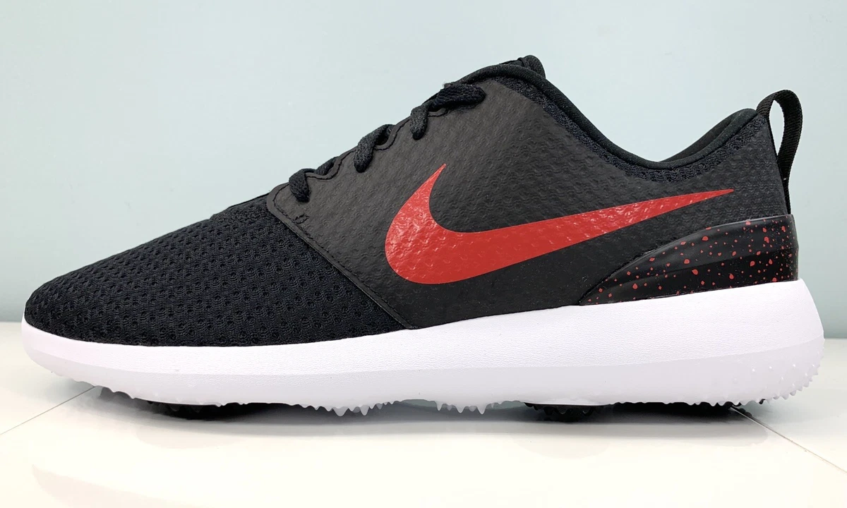 Nike roshe men red and black cheap